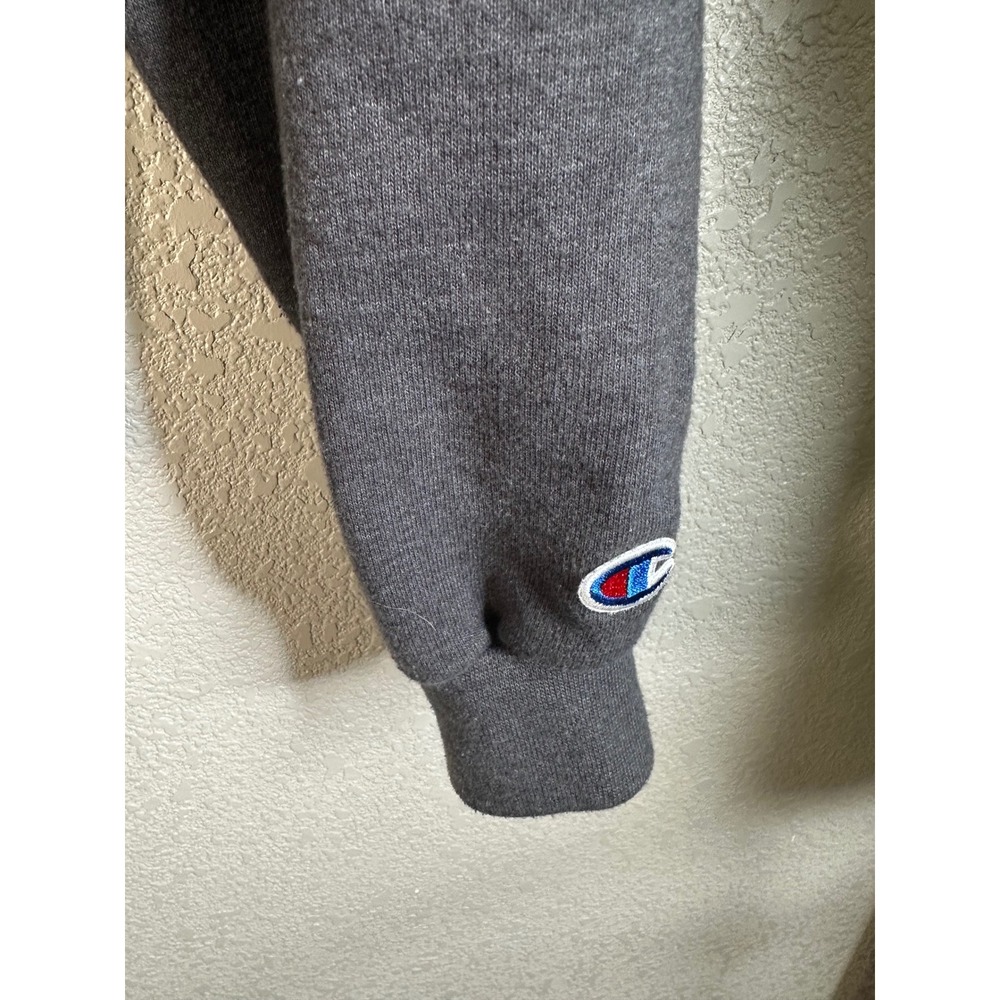 Champion Sweatshirt Unisex Small Gray Excellent Damien Arch Logo Pullover - Picture 5 of 11